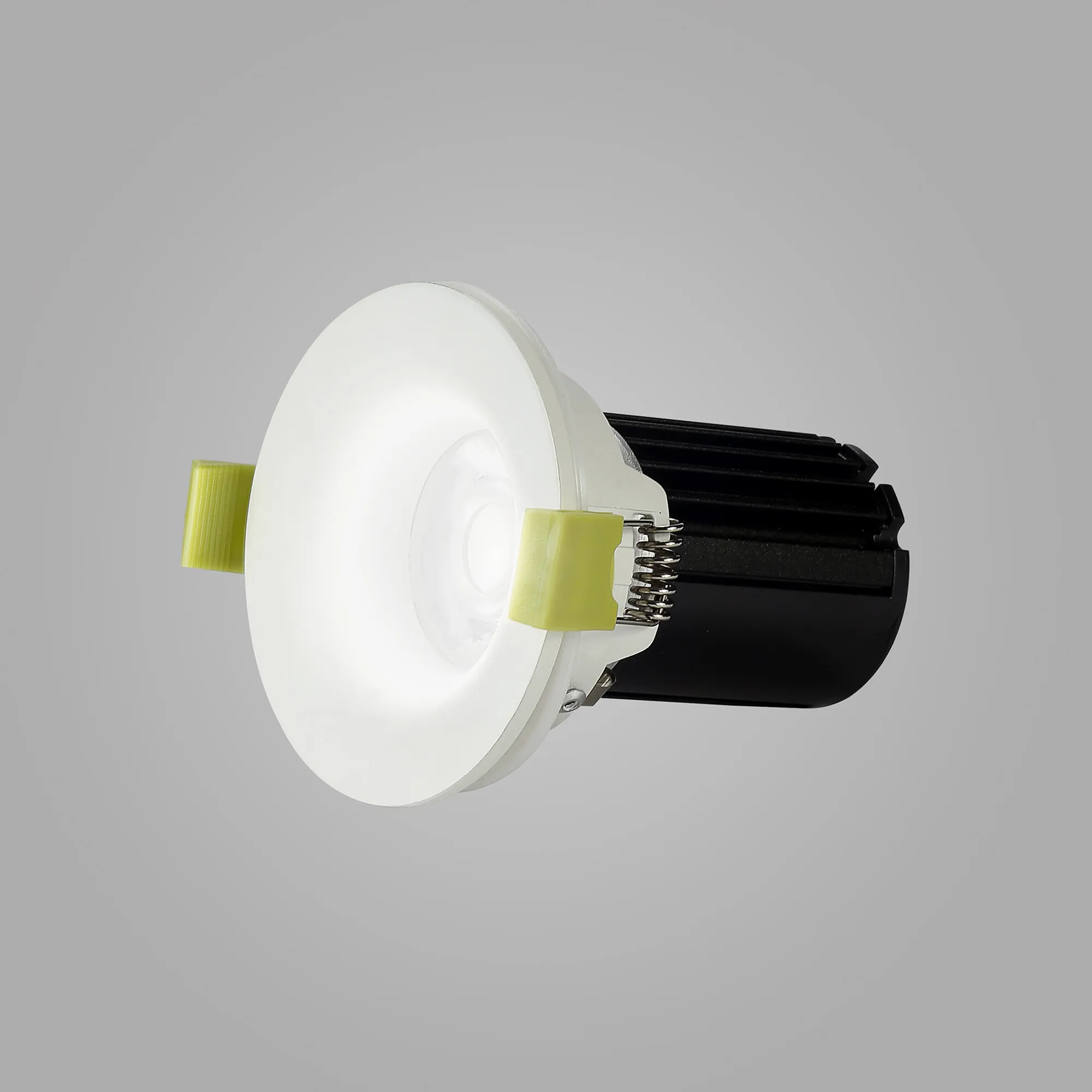 Bruve 10 Tridonic Powered 10W 2700K 710lm 36° CRI>90 LED Engine Matt White Fixed Round Recessed Downlight, Inner Glass cover, IP65 DM200756  Dlux Bruve 10 IP65